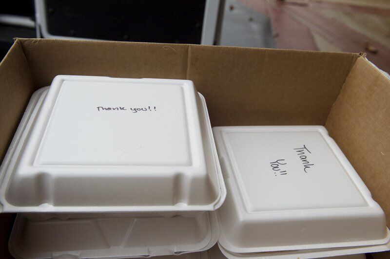 Mercy hospital workers grateful for meals provided by restaurant owner during pandemic